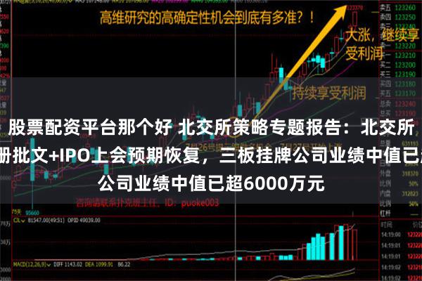 股票配资平台那个好 北交所策略专题报告：北交所周观察：注册批文+IPO上会预期恢复，三板挂牌公司业绩中值已超6000万元