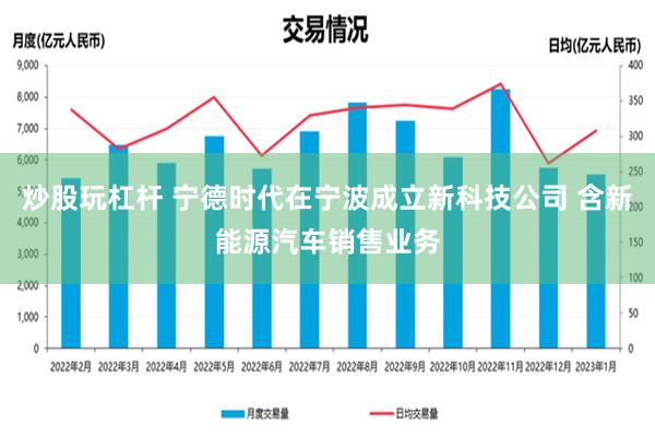 炒股玩杠杆 宁德时代在宁波成立新科技公司 含新能源汽车销售业务